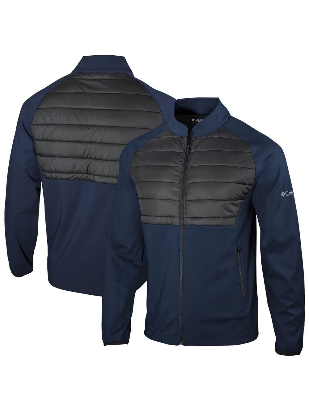 Columbia Golf Omni Wick The Element Full Zip Jacket Navy Blue Mens 2XL New